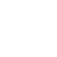Logo d'Alice Jeammes, ostéopathe animalier à Vannes, représentant un losange avec la silhouette d'un cheval, un chien, une vache et les initiales d'Alice.